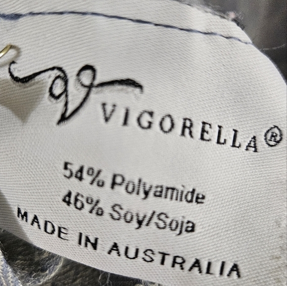 Vigorella Elegant Blue Open-Front Cardigan - Picture 6 of 8